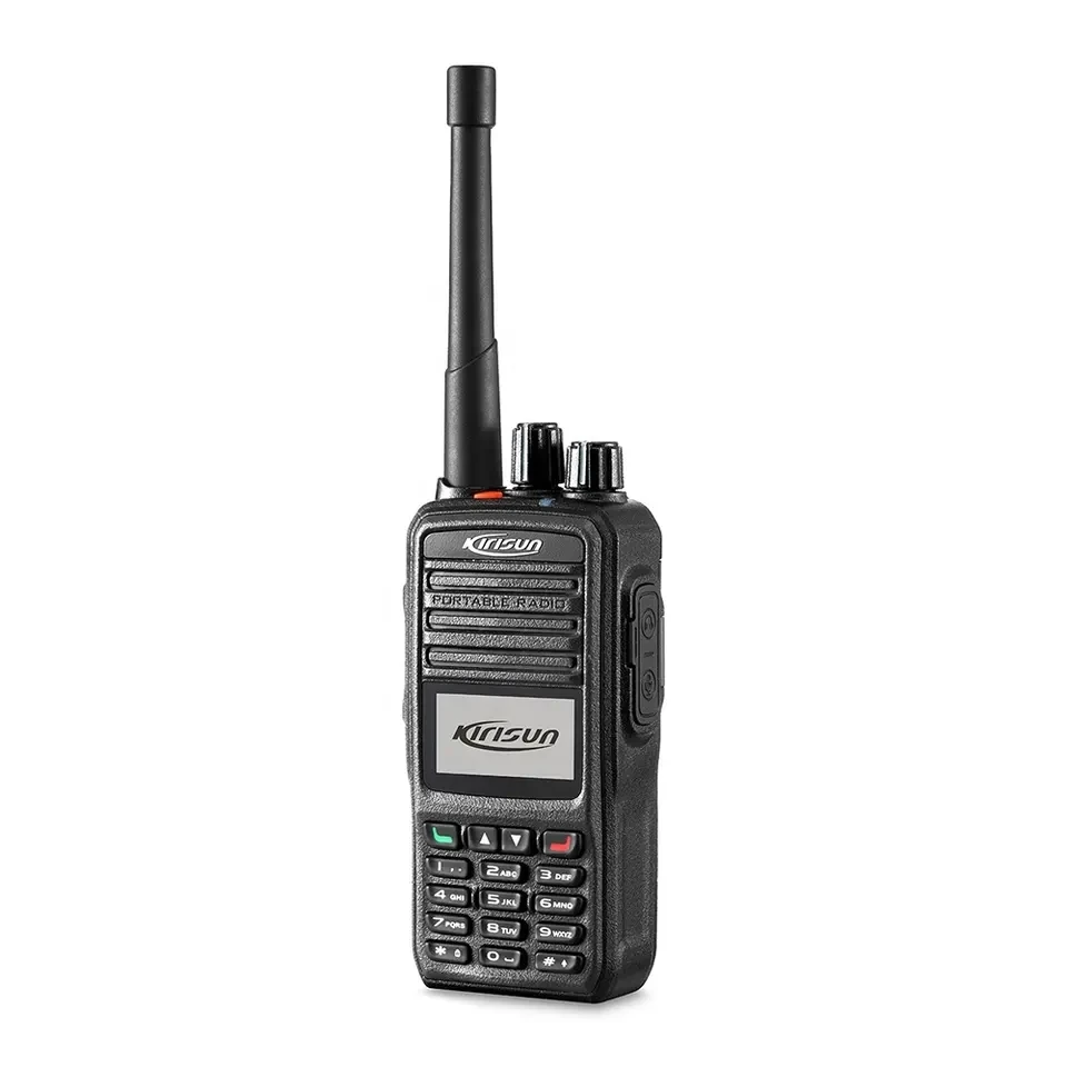 KIRISUN DP480 Digital Walkie Talkie Dual Band DMR Long Talk Distance Two Way Radio 10W DP480