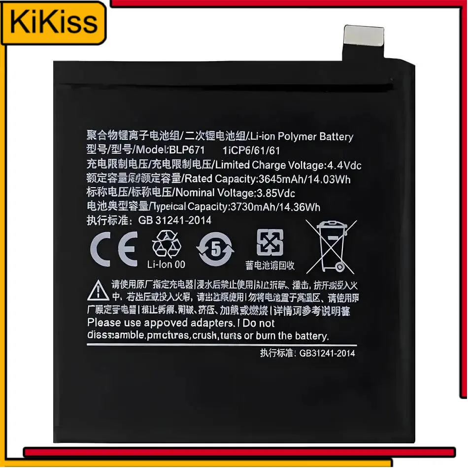 

Mobile Phone Battery For Oppo Find X 3730Mah BLP671 Premium Replacement
