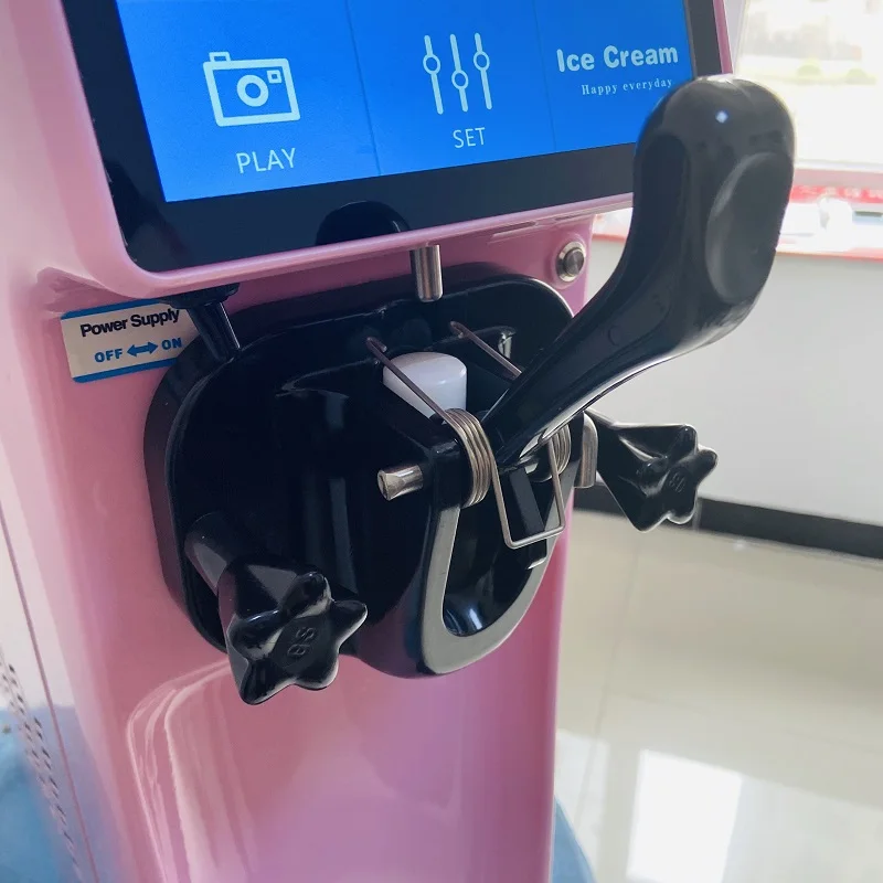 10-12L/H ice cream machine Commercial stainless steel full-automatic small Chicken rolls ice cream machine