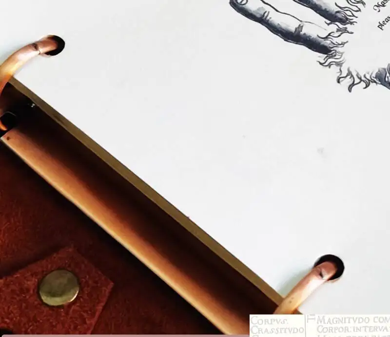 BLAMAG مايكرو ماجيك كتاب موضوع الراقية أغطية جلد المشاعر الإبداعية دفتر يوميات حساب اليد