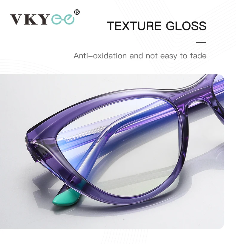 VICKY Simple Fashion Cat-eye Design Anti-blue Light Women\'s Glasses Reading Glasses Can Be Customized Prescription Glasses 2152