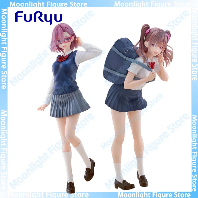 

In Stock Furyu TENITOL TALL 2.5 Dimensional Seduction Tachibana Mikari Amano Ririsa Desktop Cute Anime Figure Toys Model