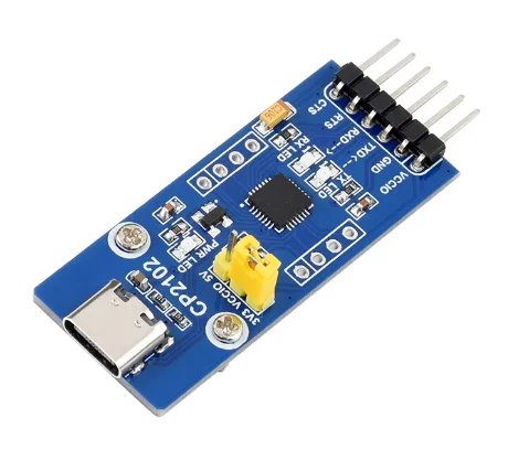 โมดูล CP2102 - พอร์ตอนุกรมประเภทซีเป็นยูอาร์ที(TTL) โมดูลการสื่อสารยูเอสบีเป็นยูอาร์ที