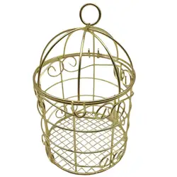 Retro Bird Cage Wedding Mini Metal Bird Cage Candy Boxes Baby Shower Favors Gift Box for Guests Birthday Party Decoration