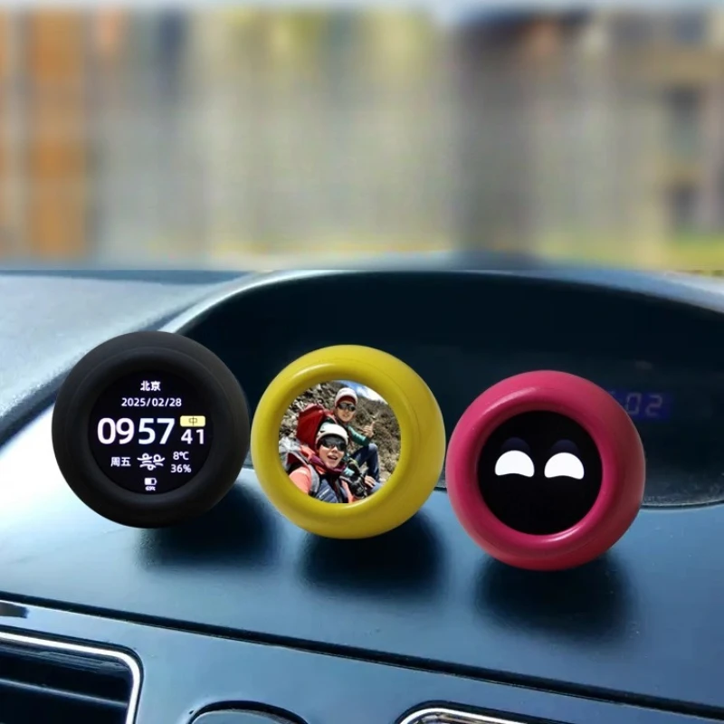 Smart Car Companion Robot Mini Robots Auto Emotie Type-C Opladen Leuke Robotaccessoires Ornamenten Creatief Aanpassen Geschenken Speelgoed