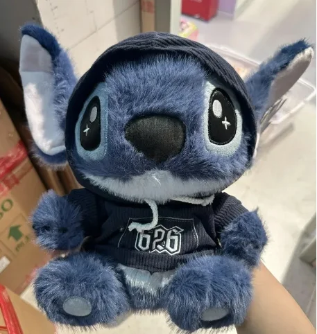 

Брюки на бретелях, толстовка, плюшевая игрушка Stitch, межзвездная малышка, странная кукла, тканевый орнамент для куклы, детский gif