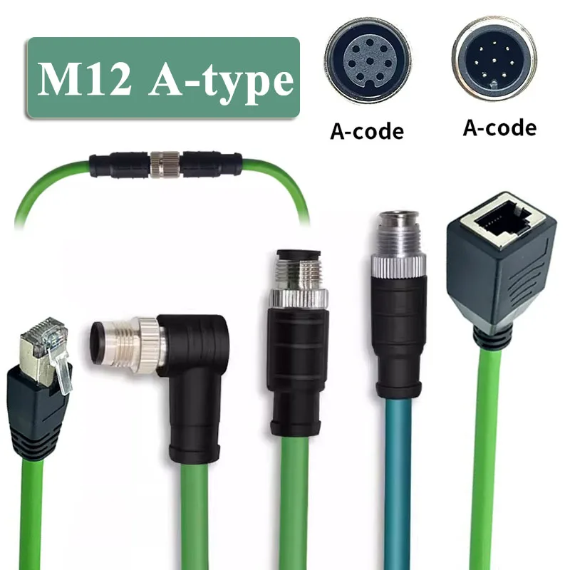 Industrial M12 8P A…