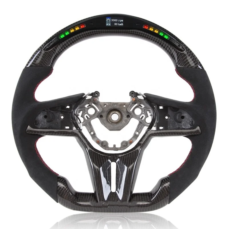 

Suitable for use in the steering wheel of LED carbon fiber car steering wheel