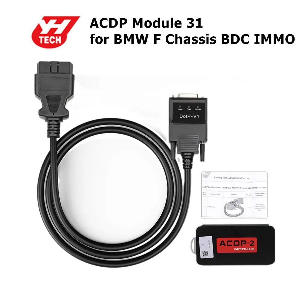 YANHUA Module 31 for BMW F Chassis BDC IMMO via OBD