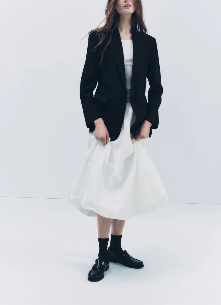 Abito da donna primaverile nuovo arrivo allentato casual Ele Basic Sle Jaet Long Sve vestibilità regolare bottone singolo
