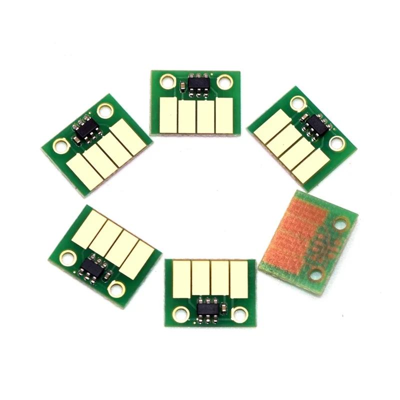 6 Sets Auto Reset Replacement Chip for HP 72 Ink Cartridge, Compatible with HP Designjet T610 T620 T770 T790 T1100 T1120 T1200 T