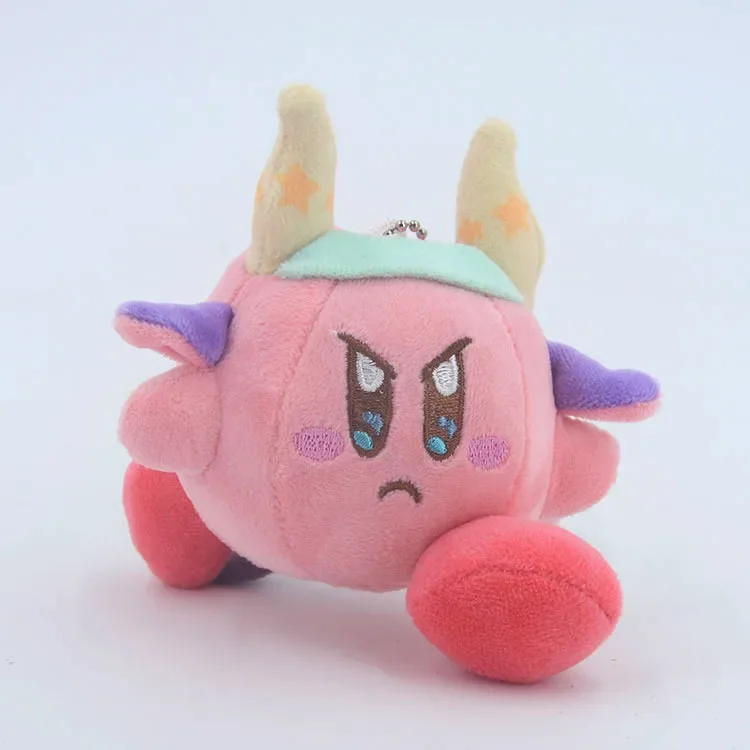 

12pcs/lot 12 Zodiac Constellation Signs Kirby Plush Keychain 10cm Cute Star Character Keyring Pendan Stuffed Toy Gift Set