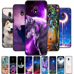 For Qin F22 Pro Case F22Pro Silicone Soft Fashion Cartoon Cover for Xiaomi Mi Qin F22 Pro TPU Black Matte Coque Fundas 3.5 Inch