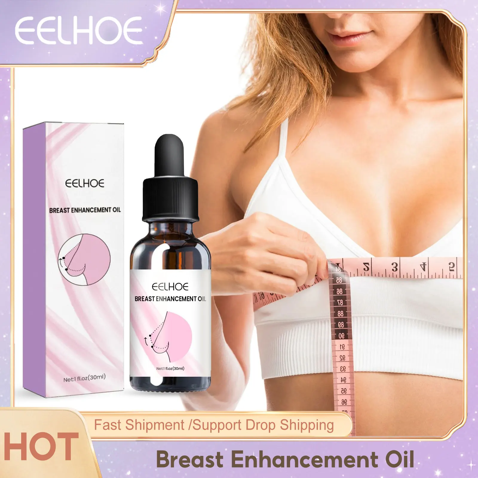 Breast Enlargement Oil Chest Lifting Firming Enhancer Serum Butt Breast Enlarge Plump Bigger Growth Massage Oil Sexy Body Care