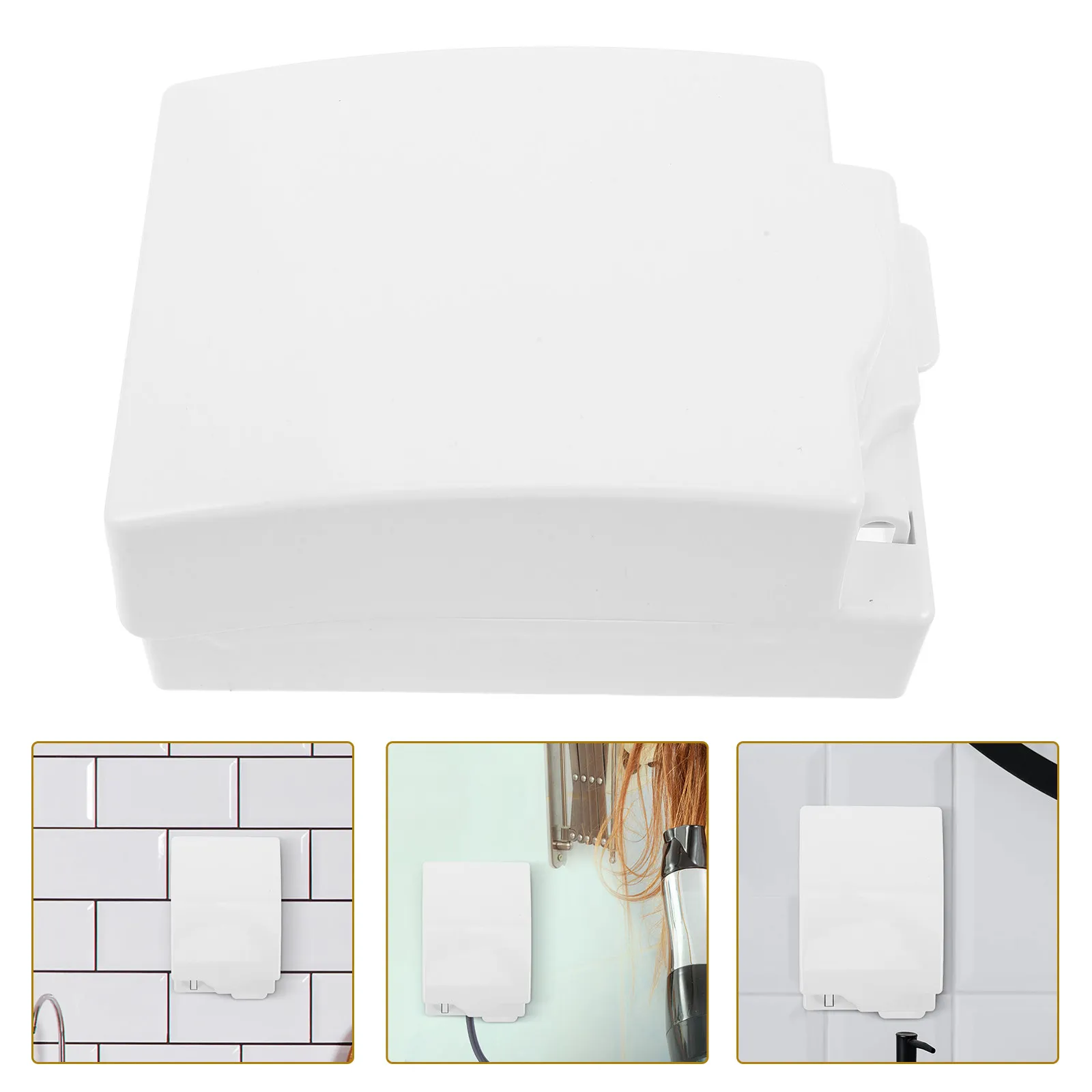 Lockable Waterproof Electrical Socket Cover for 86 Type Wall Mounted Switch Splash Proof Plastic Outlet Protector Indoor