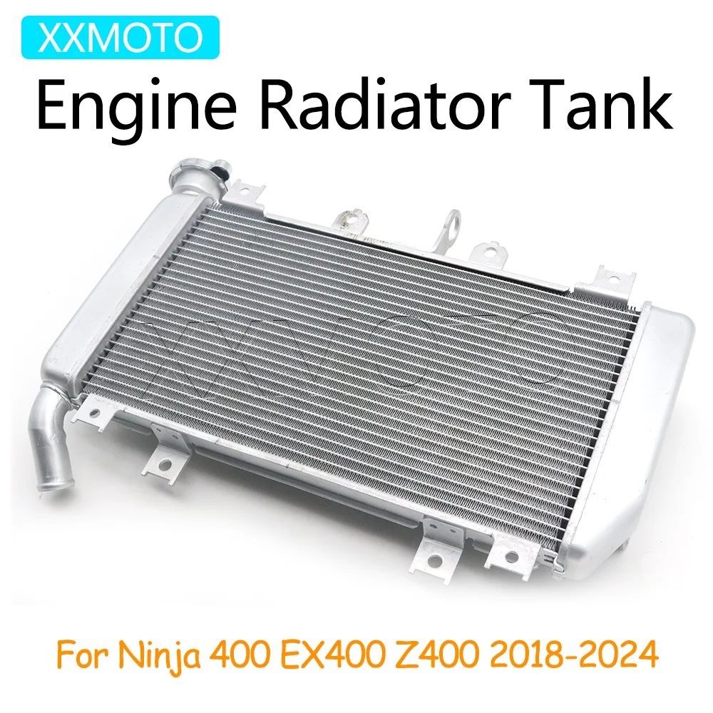 

For Kawasaki Ninja 400 EX400 Z400 2018-2022 2023 2024 Ninja EX Z 400 Motorcycle Engine Radiator Tank Coolant Cooling Water Tank