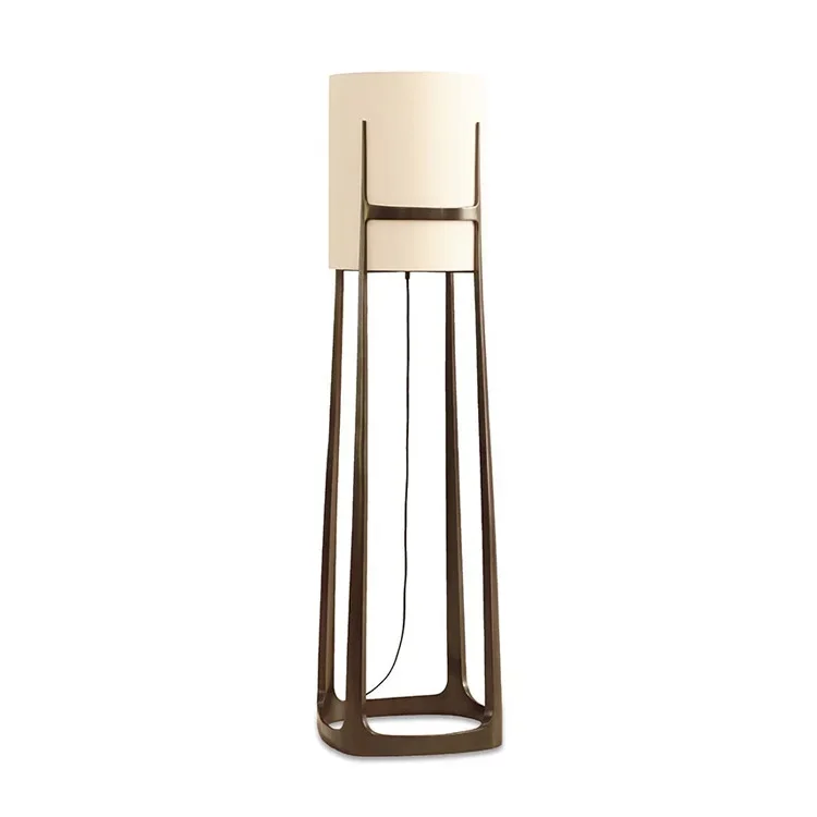 Fabric Study Room Tea House Vertical Floor Lamp Modern Creative Floor Lamp Designer Art Model Room