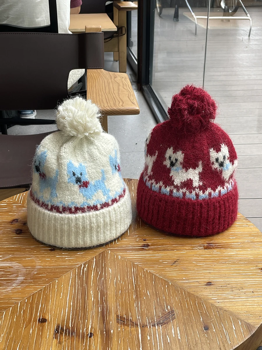 2025 Knitted Hat for Men and Women, Autumn and Winter Warmth, Face Slimming Knitted Hat for Women