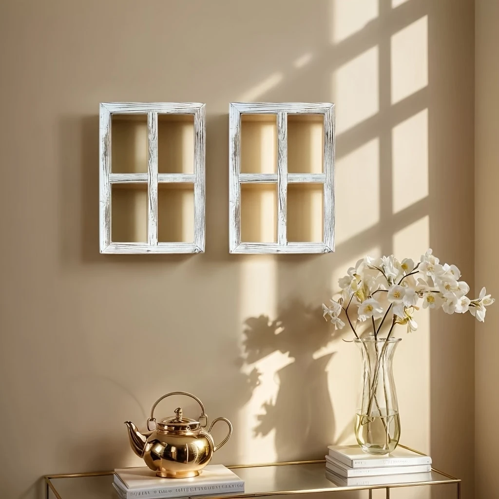 

2 шт. плоское деревянное арочное окно, имитация подвесных знаков, готический архитектурный стиль, фермерский дом, оконная рама, дизайн, декор