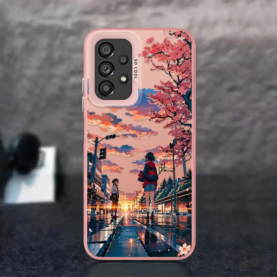 Summer Sky Phone Case for Samsung Galaxy A15 A25 A72 A51 A52 A71 4G A54 A73 A55 A53 A52s 5G Shockproof Mobile Cases