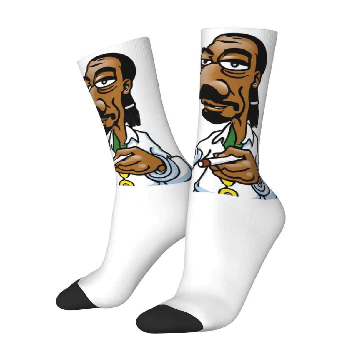 Snoop Dogg Socks rap Trendy Stockings Winter Non Skid Adults Men Socks Quality Pattern Running Sports Socks