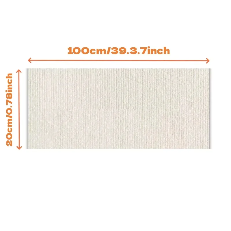5Pcs 20x100cm Self Adhesive Stair Tread Mats Non-Slip Water Absorbent Safety Mute Carpet Pad Step Anti-Slip Mat Floor Protection