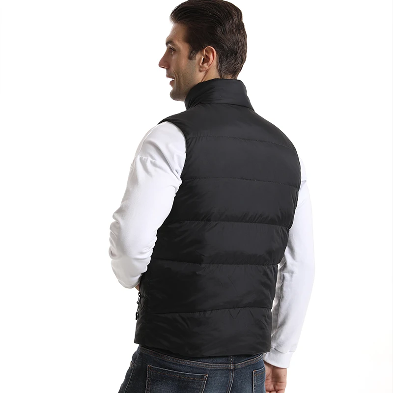 15 pz piumino riscaldato gilet uomo donna inverno termico riscaldato giacca uomo riscaldamento elettrico vestiti gilet per l\'escursionismo oversize