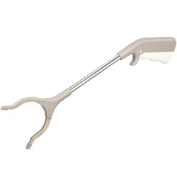 40cm Aluminum Alloy Trash Grabber Litter Picker Sanitation Clamp Dustpan Broom Collector Household No Stooping Litter Picker