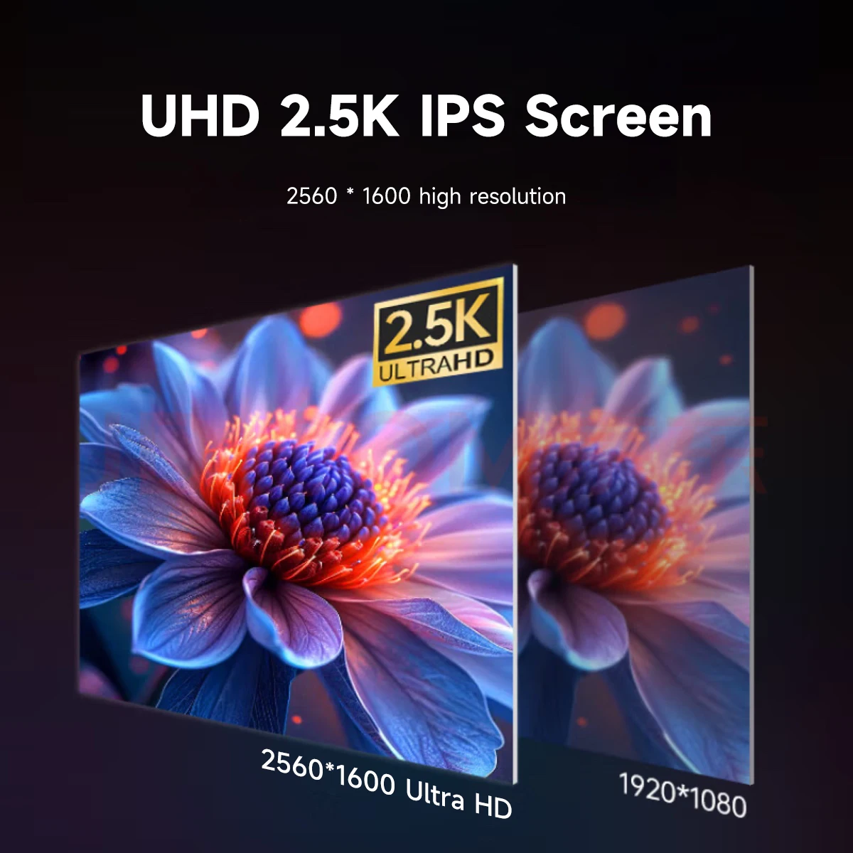 UPERFECT Monitor Gaming Portabel 16 "2K 240Hz Layar QHD 2560X1600 100% DCI-P3 400 Nits Layar Kedua Eksternal untuk Ponsel Laptop