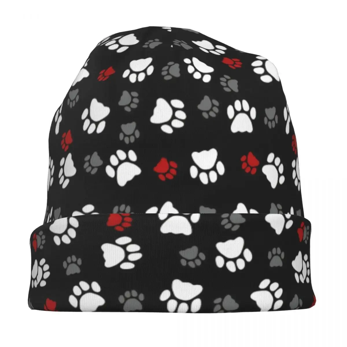 Cute Paw Cap Cat Dog Hip Hop Unisex Outdoor Skullies Beanies Hat Spring Warm Multifunction Bonnet