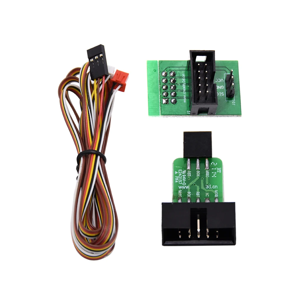 Piezas de impresora 3d Elves, Cable de nivelación BL TOUCH con adaptador, tablero verde, soporte táctil 3d para impresora 3D CR10/Ender3/Ender3 Pro