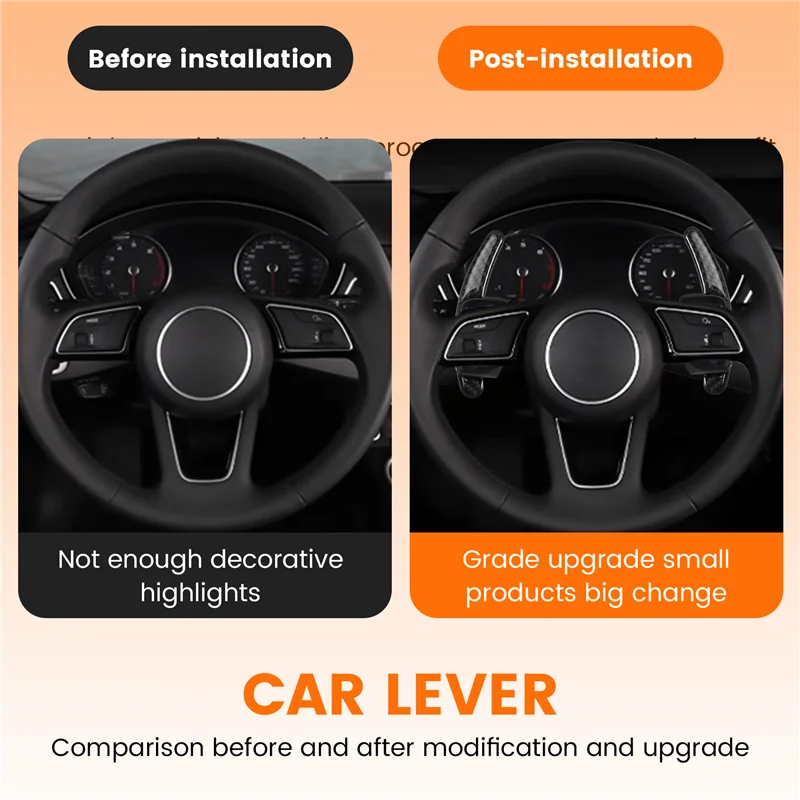 

2 шт., автомобильный руль, лезвие переключения передач, рычаг переключения передач, автомобильный Стайлинг, подходит для Golf 5/Polo/Jedda/Passat/Tour