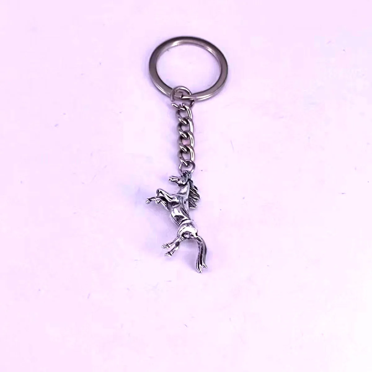 hzew new 3D horse keychains for women man gift