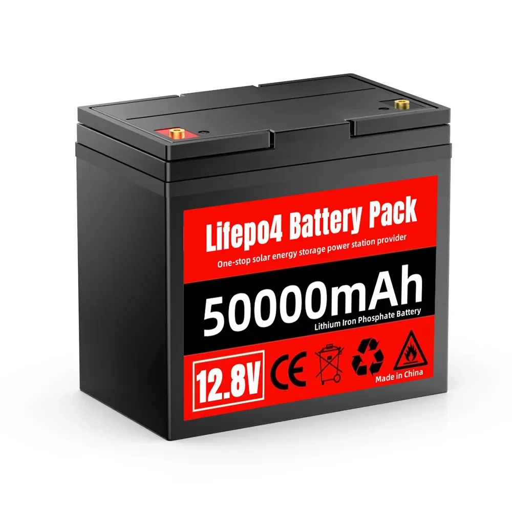 

12V 50Ah 60Ah LiFePO4 Battery 5000 Cycles For RV Campers /Golf Cart /Off-Road /Off-grid Solar Wind 12.8V Battery(No VAT and Tax)