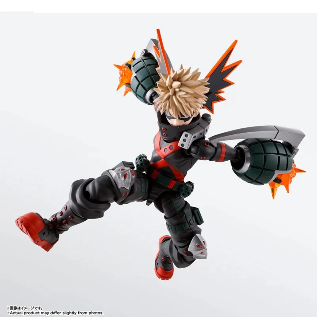 حقيقية بانداي الأصلي بطلي الأكاديمية نموذج لجسم أطقم SHF شخصيات كرتونية Bakugou Katsuki عمل نموذج اللعب هدية الكريسماس #6