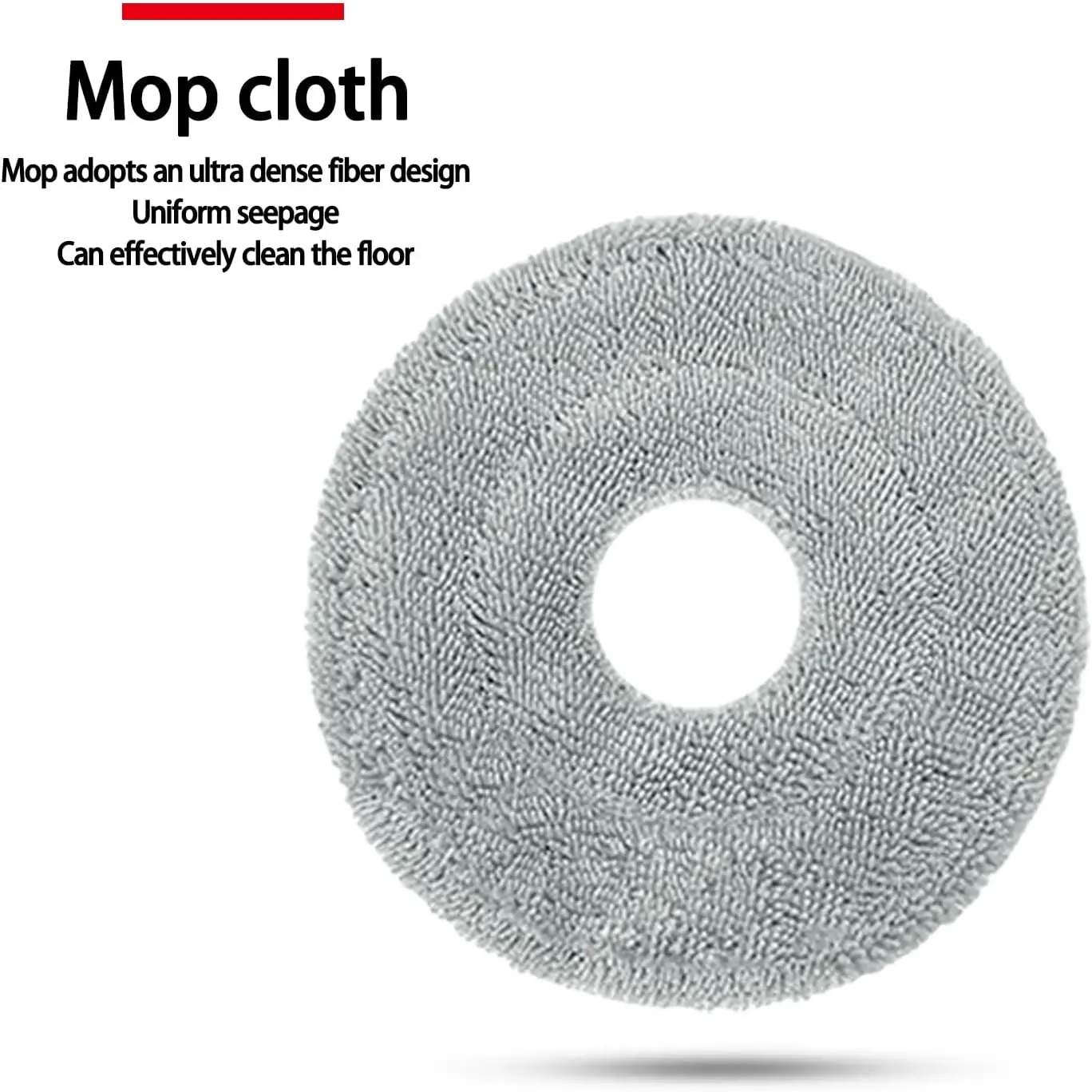 For Xiaomi S20 Plus/S20+/B108GL Robot Vacuum Cleaner Accessories:Main Brush,HEPA Filter,Mop Cloth,Side Brush Replacement Parts view 5
