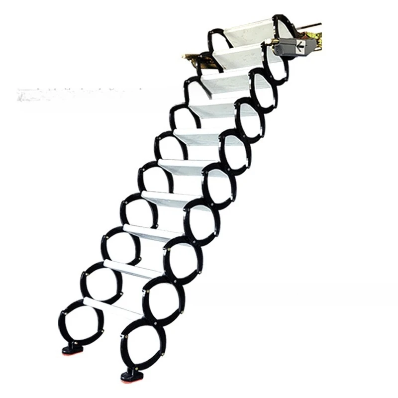 

Indoor and outdoor partition staircase hoisting invisible folding villa duplex extension thickening