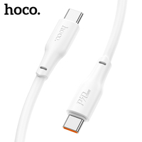 HOCO 1M/2M 240W USB Type C Fast Charging Phone Cable For Samsung S24/S23/S22 5A Wired Cord PD3.1 Charging For iPad Air Macbook