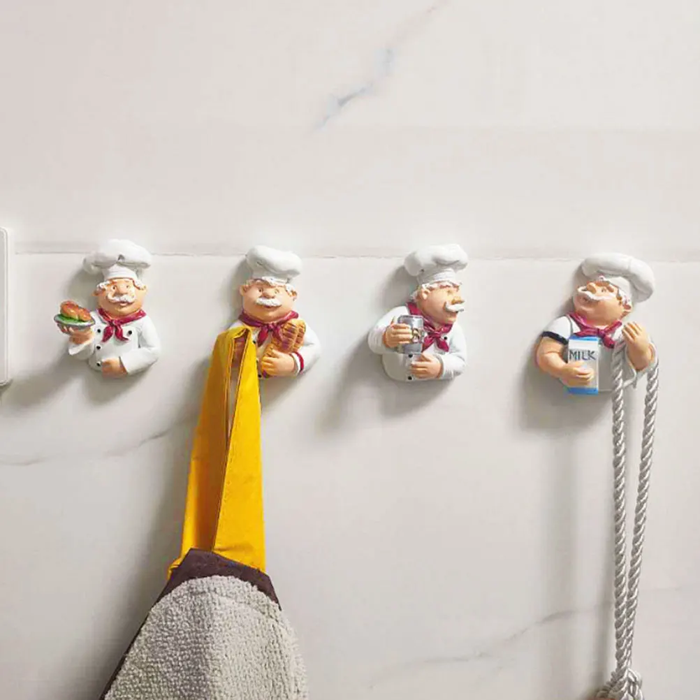 

4 Pcs Plug Hooks Adhesive Wall Hangings Creative Key Holder Hallway ganiser Utility Storage Rack Kitchen Living Room Decor