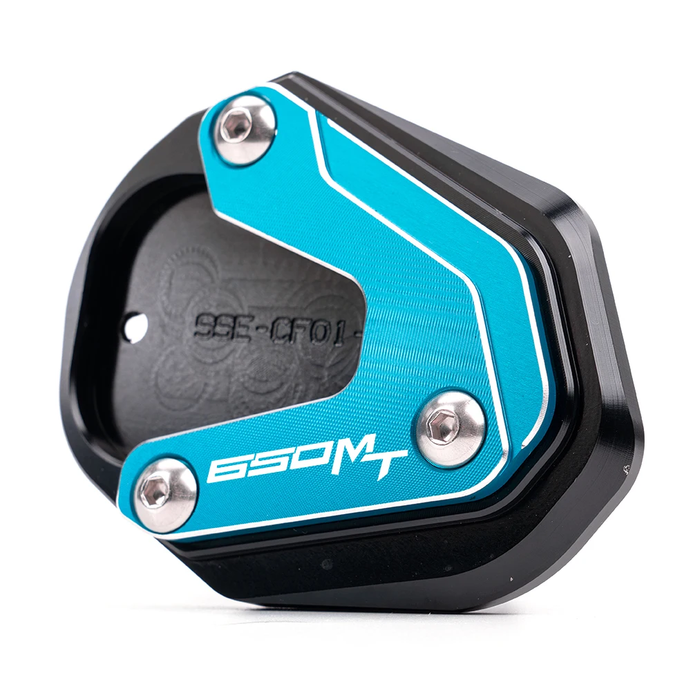 ل CFMOTO 800MT 650MT 650 800 MT MT800 CF 650TR-G دراجة نارية الملحقات CNC مسنده القدم الجانب حامل المكبر تمديد الوسادة