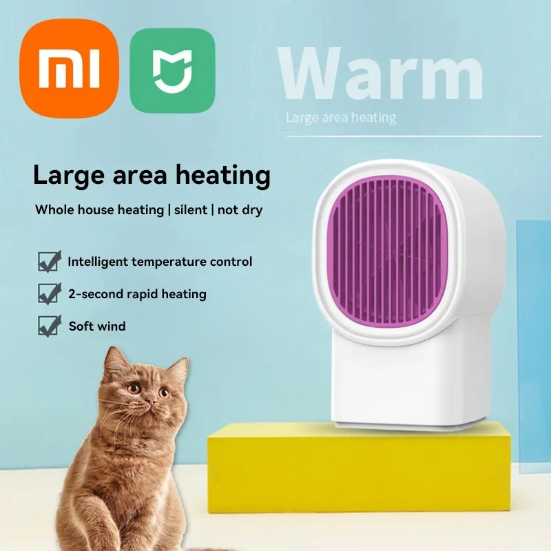 Xiaomi Home Heater Mini Portable Heater Desktop Heater Fast Heating Silent Warm Mobile Phone Small Home Office Desktop Gift