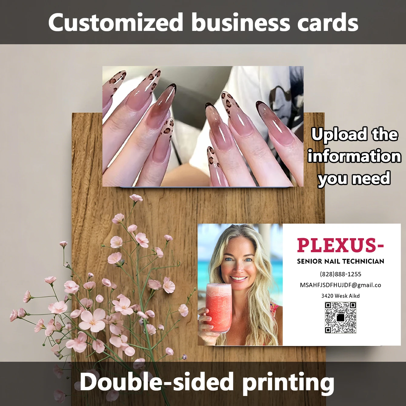 

Индивидуальные визитки с фотографиями, персонализированная печать визиток, благодарственные открытки и пригласительные карточки.