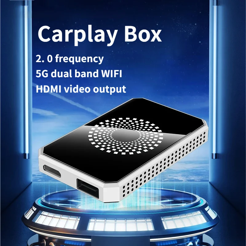 

Carplay Box, supports Apple CarPlay & Android Auto, compatible with factory CarPlay-equipped vehicles. 2GB RAM+16GB ROM