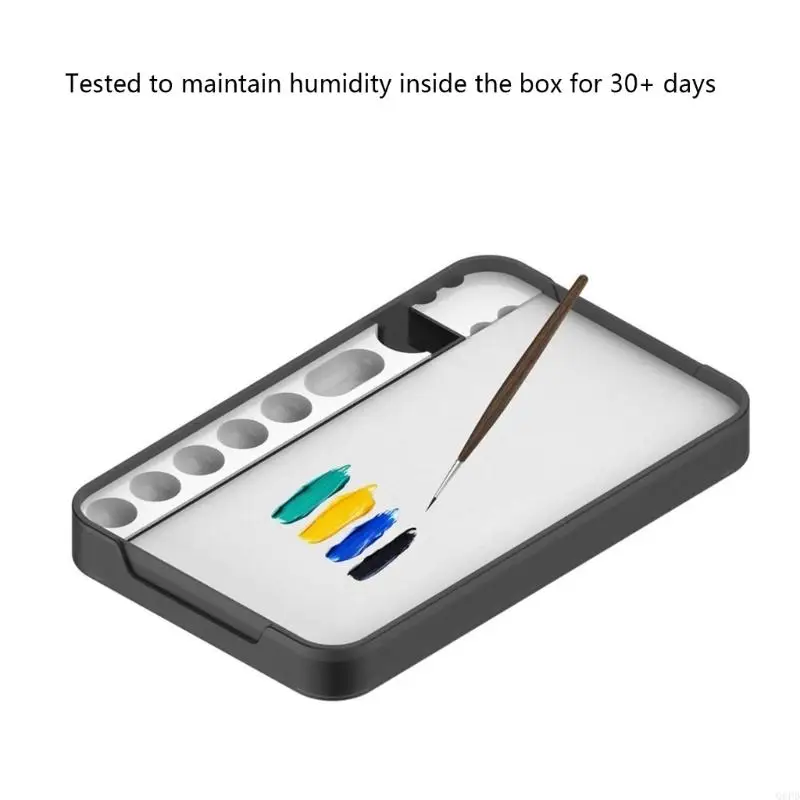   Water Paint Box Paint Palettes Box for Color Mixing and Desk Art Practice Daily