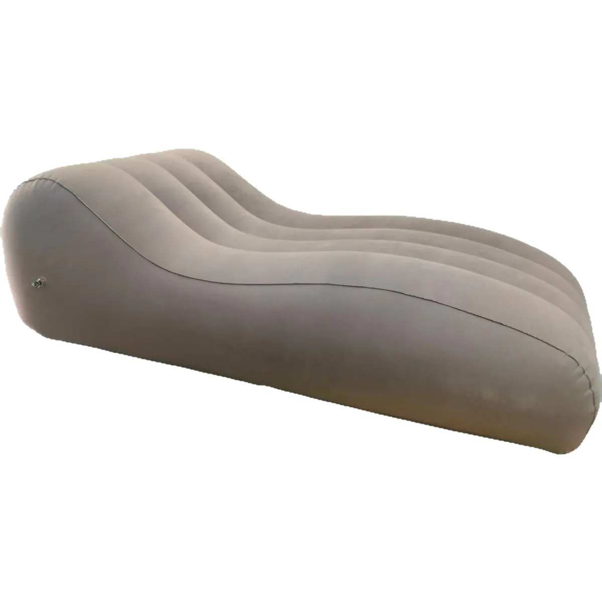 Manufacturer's hot-selling inflatable sofa bed, portable thickened flocking outdoor camping chair-shaped lazy inflatable bed