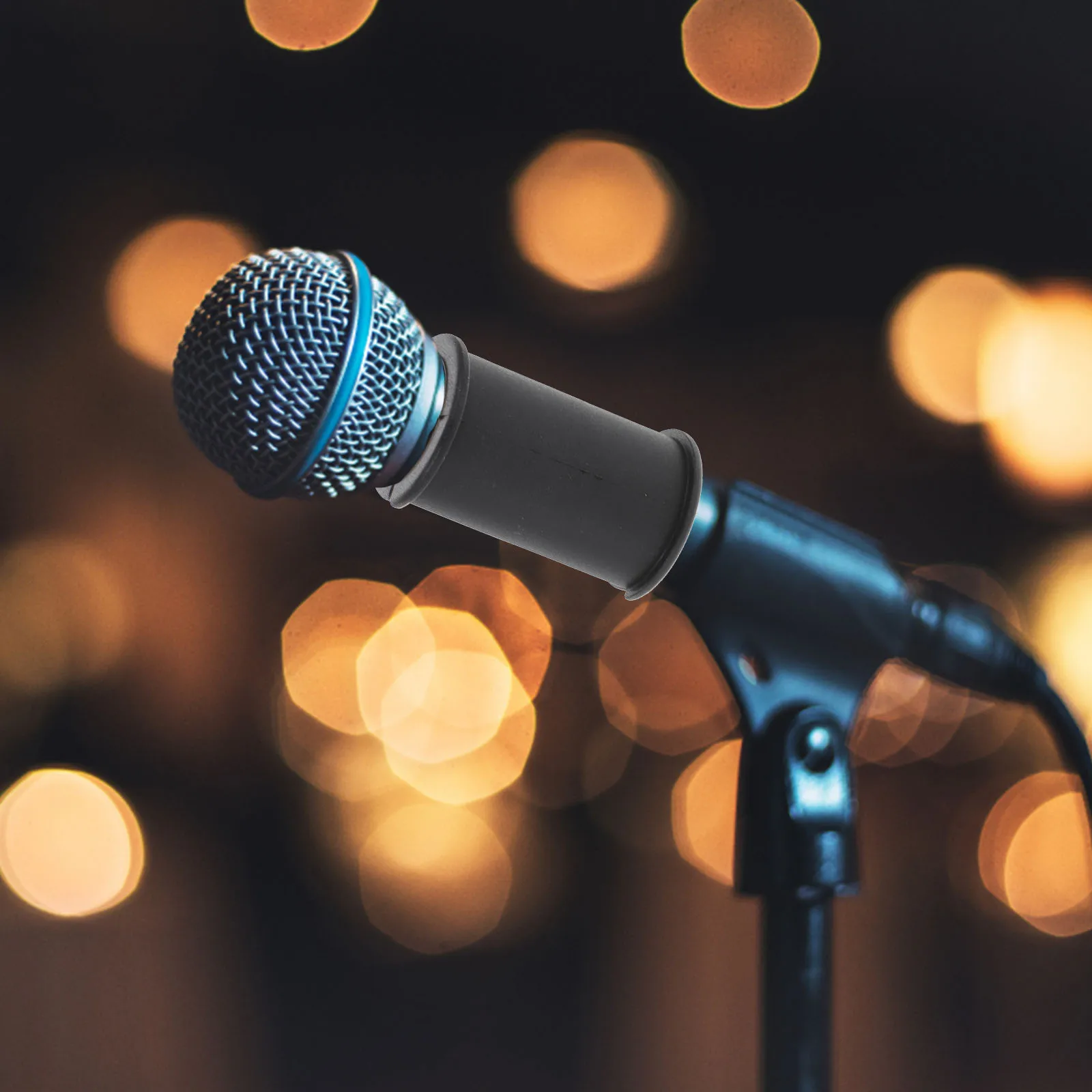 

Microphone Rubber Spacer Cover Gasket Shock Mount Durable Recording Studio Stage Office Practical Easy Replace