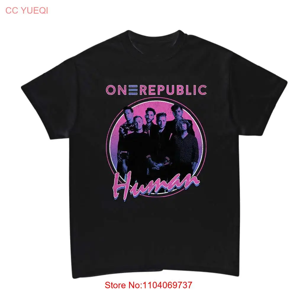 Vtg Onerepublic Band Human Tour Cotton Black Full Size Unisex Shirt