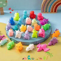 Kawaii Dinosaur Soft Squishy Fidget Toys Animal Stress Relief Ball Decompression Sensory Squeeze Toy For Kids Classroom Prizes