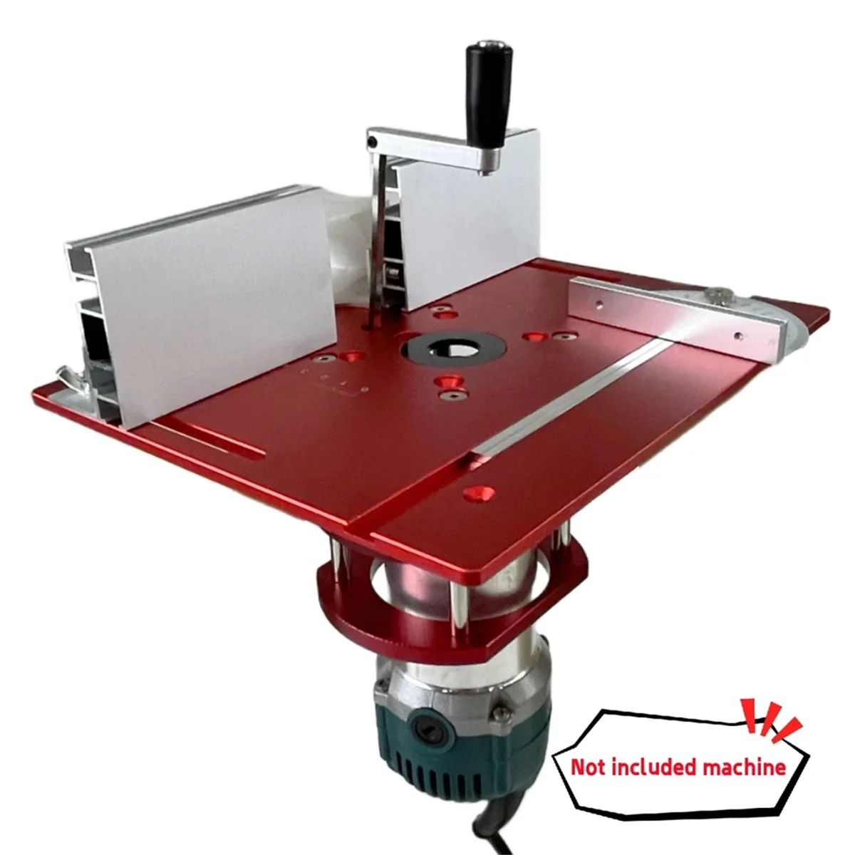 Popular_Aluminum Router Table Inset Plate Kit for Workbench Trimmer