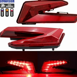 UTV Smoke LED Taillight Rear Tail Lights For Can Am X3 900 MAX Turbo R XDS Rear Brake Tail Lamp Accessories 2017-2021